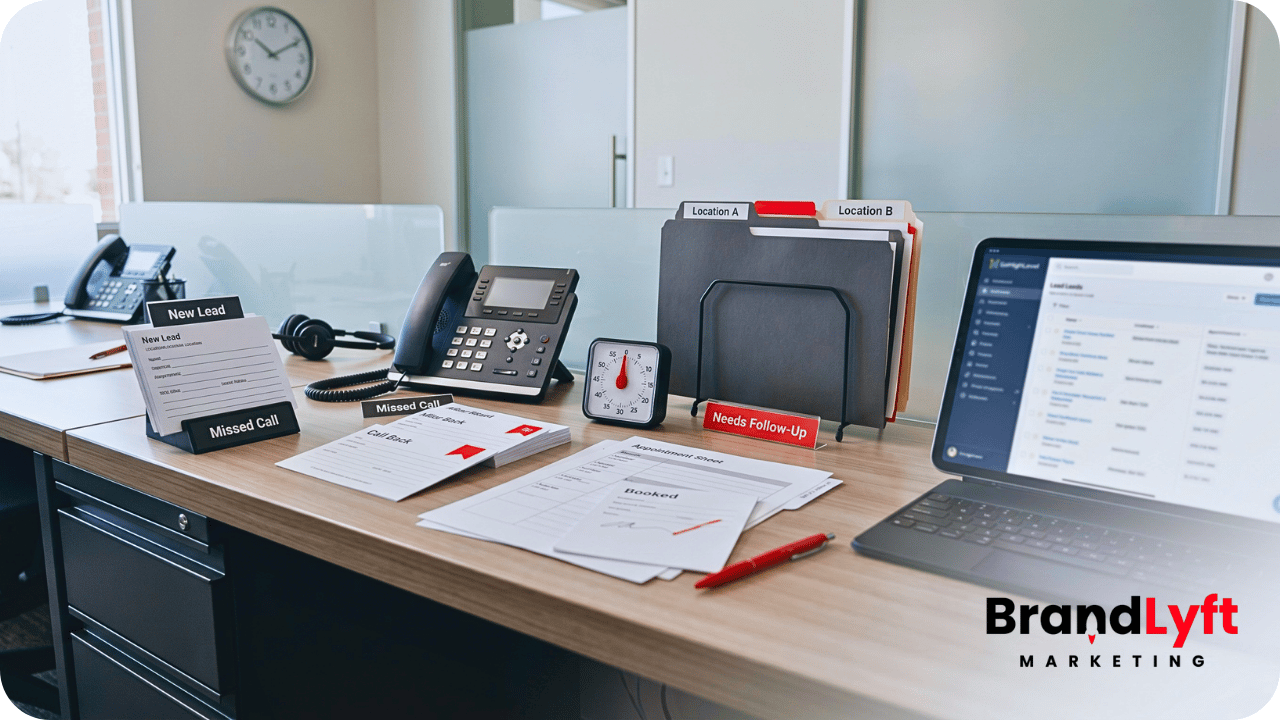 speed-to-lead automation for franchises using GoHighLevel to route leads recover missed calls and track follow-up