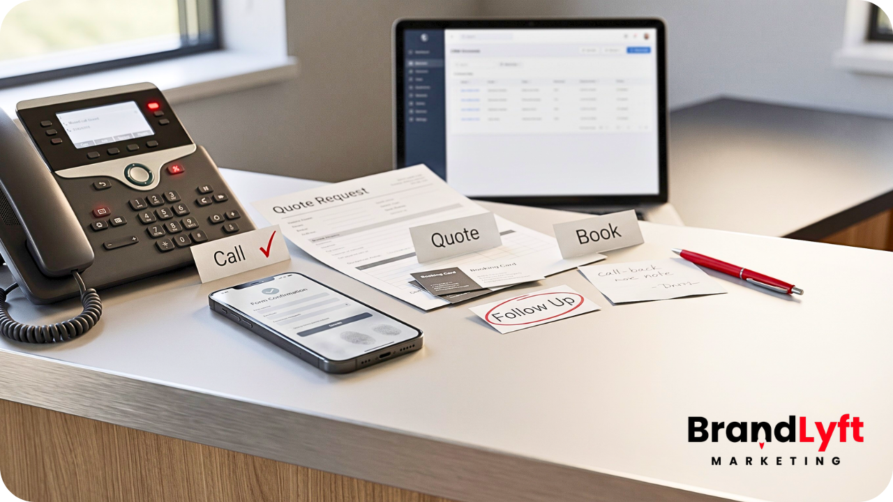 cartersville digital marketing agency lead path review for local service business calls forms booking tracking and follow-up gaps