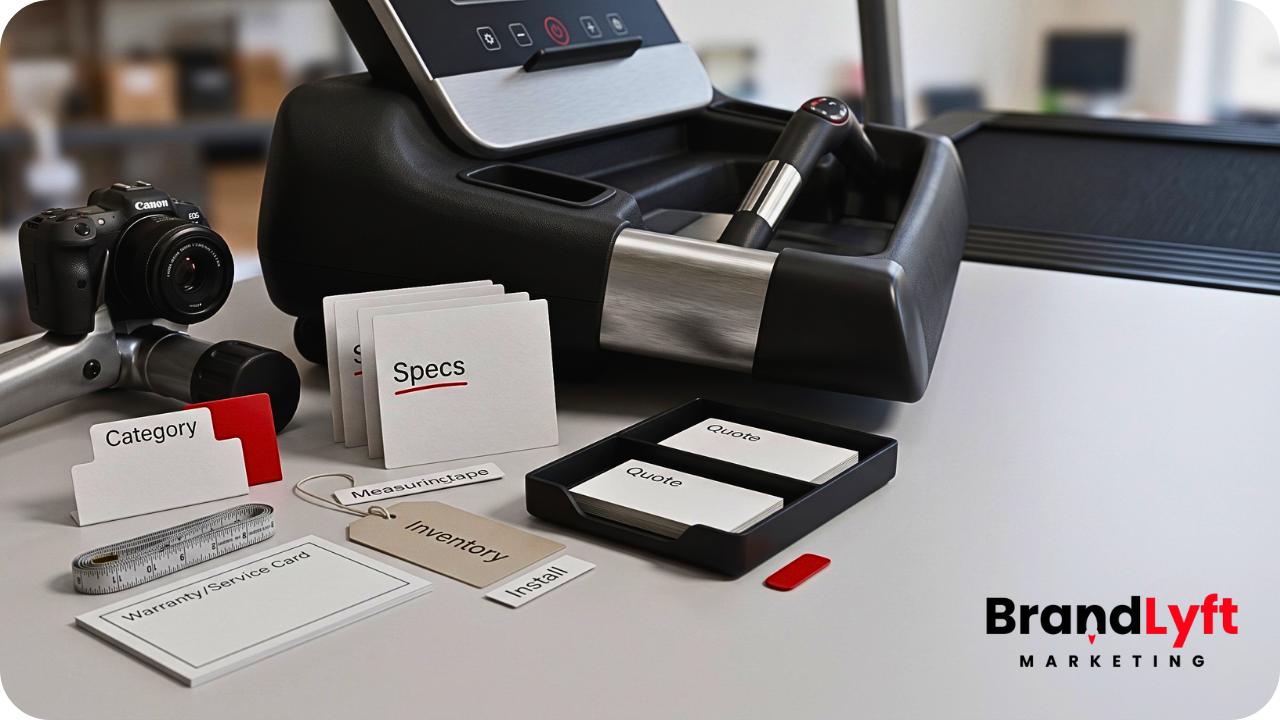 exercise equipment seo agency reviewing category pages product pages dealer visibility and conversion paths for fitness equipment buyers