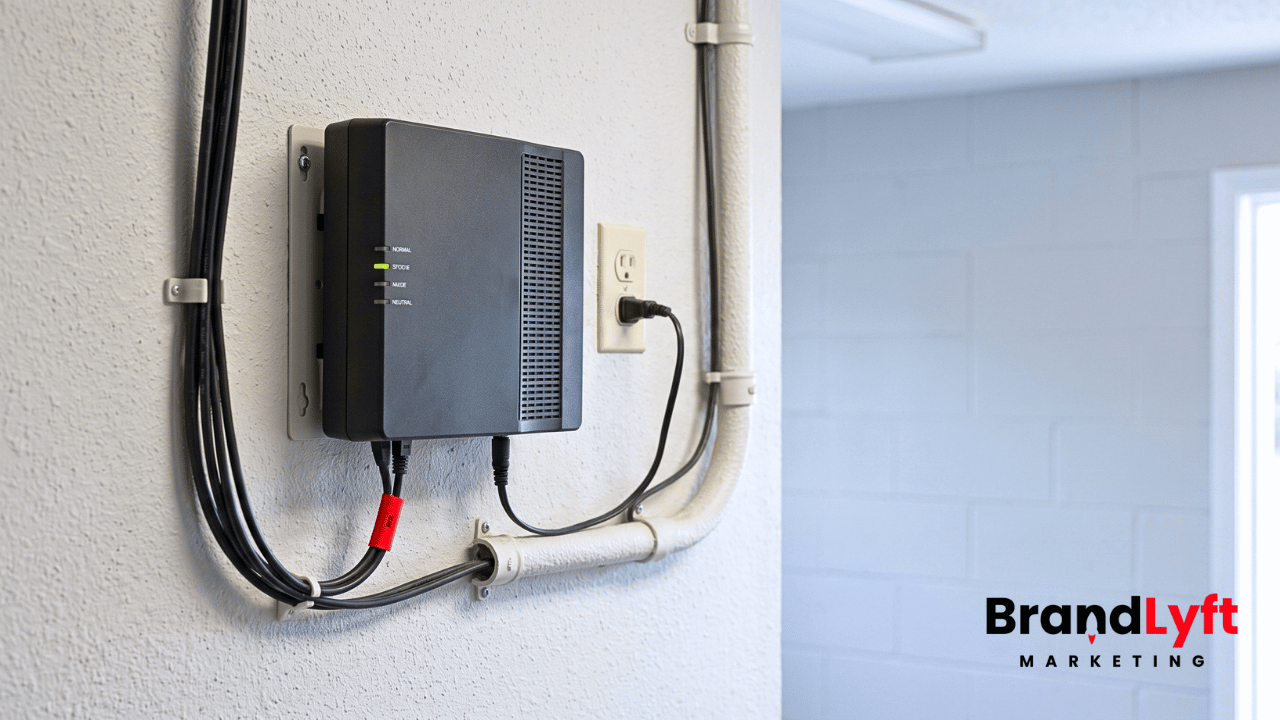 Existing carrier voice gateway left powered and connected during a phone-number migration cutover.